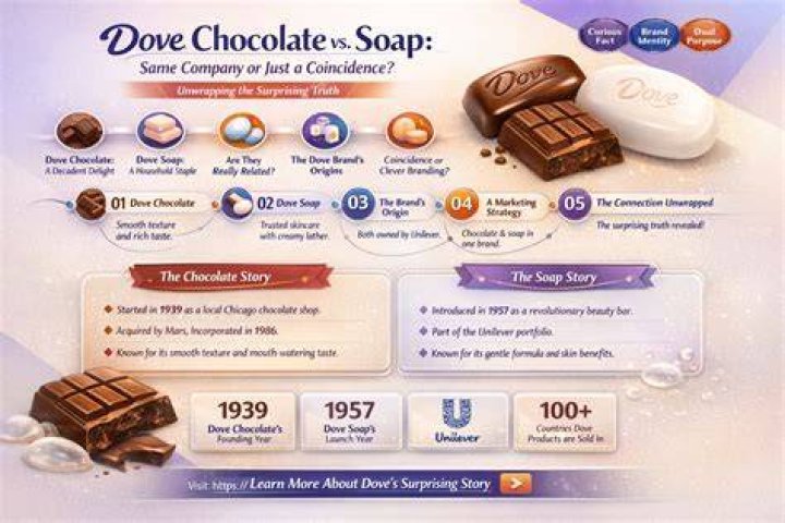 Is Dove Chocolate The Same As Dove Soap?