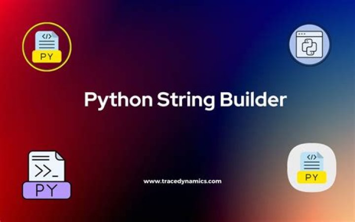 Python string class like StringBuilder in C#?