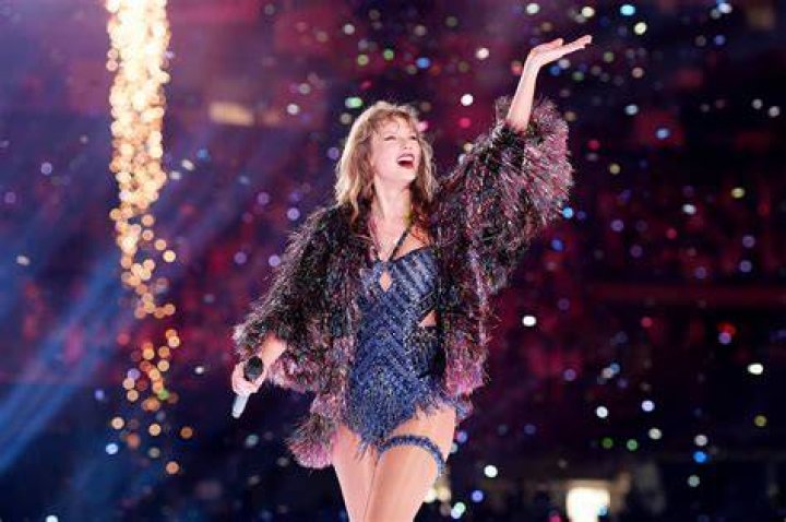 This photo of Taylor Swift's bodyguard having zero craic on a