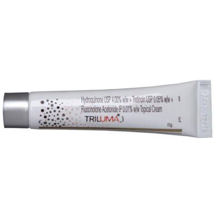 TriLuma&reg; Cream [Hydroquinone 4 + Tretinoin 0.05 + Fluocinolone 0.01